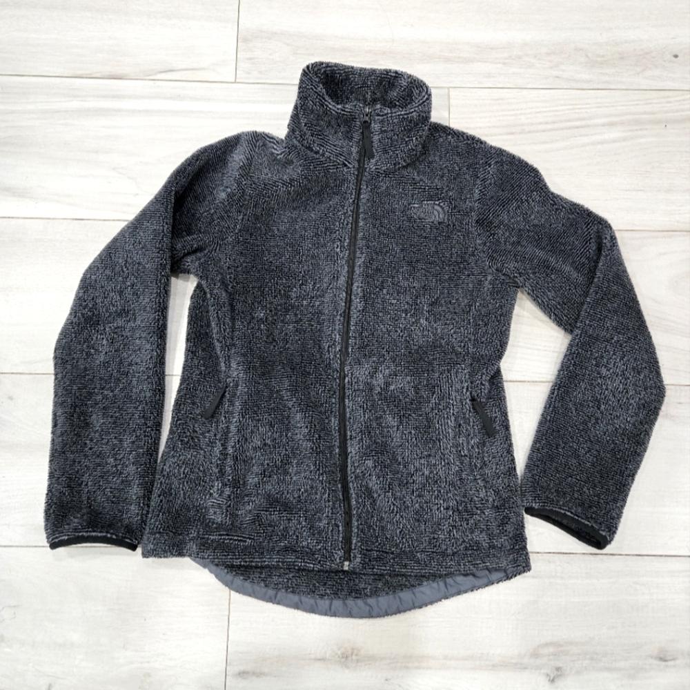 The North Face Size Medium Osito Fleece Zipup Jacket Womens Gray